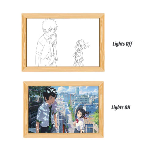 Anime Aesthetics Glowing Frame