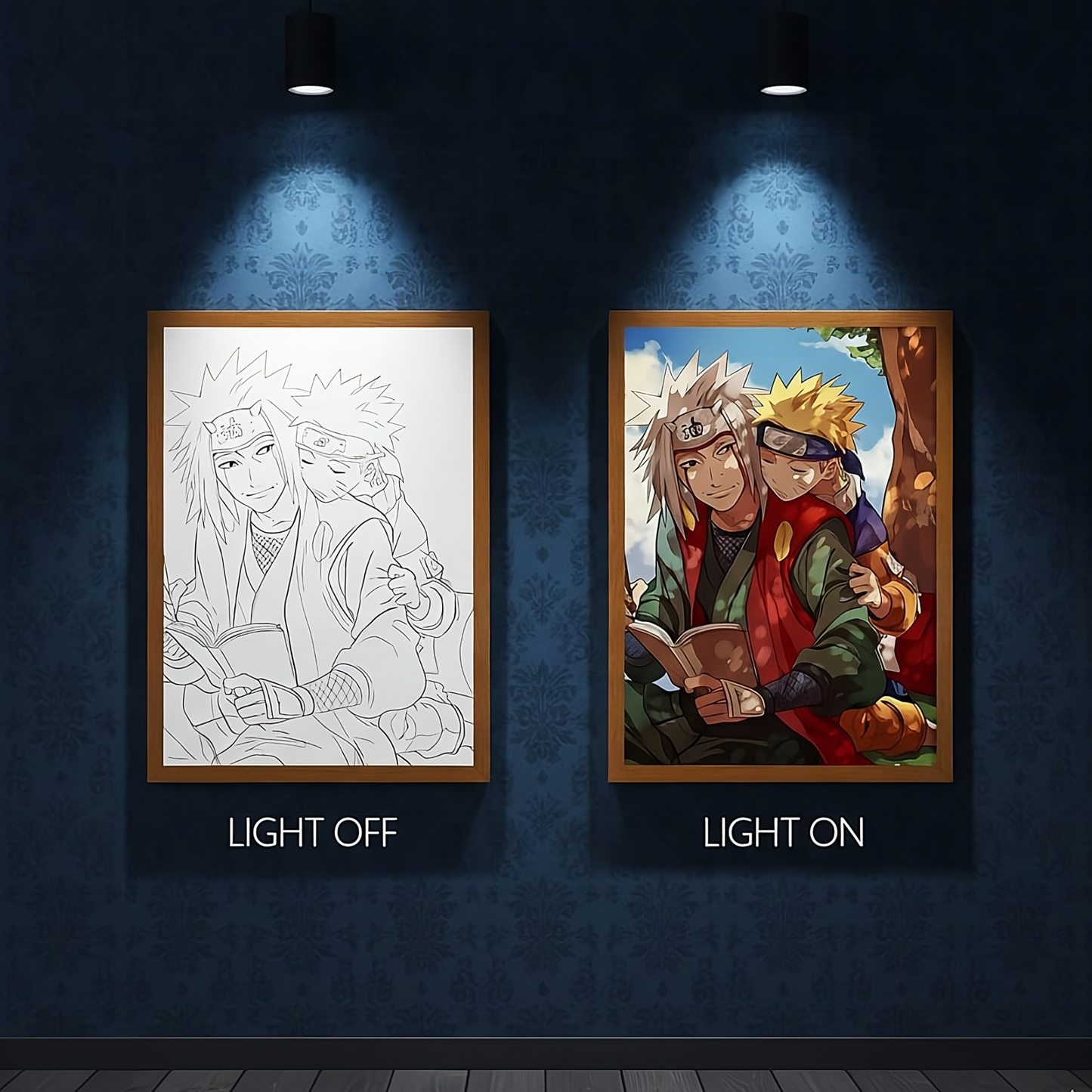 Young Naruto LED Light Frame