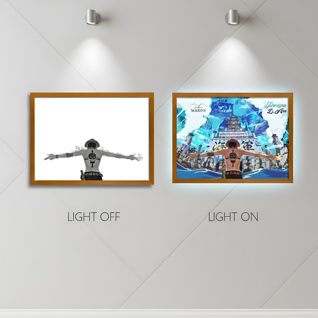 One Piece LED Frame Art