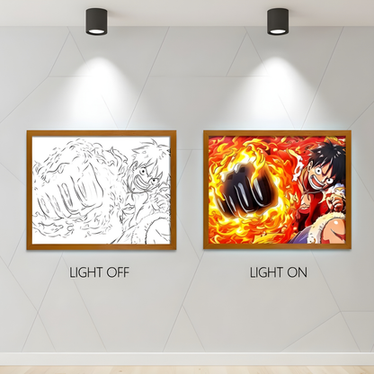 One Piece LED Frame Art