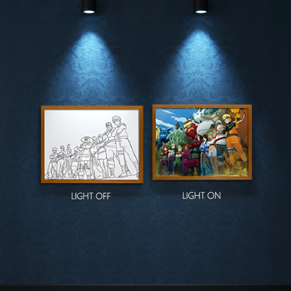 Young Naruto LED Light Frame