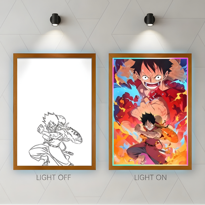 One Piece LED Frame Art