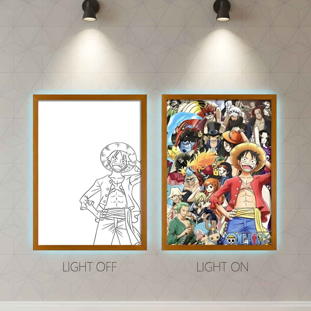 One Piece LED Frame Art