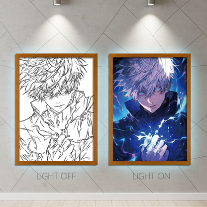 Jujutsu Kaisen LED Glow Art Frame