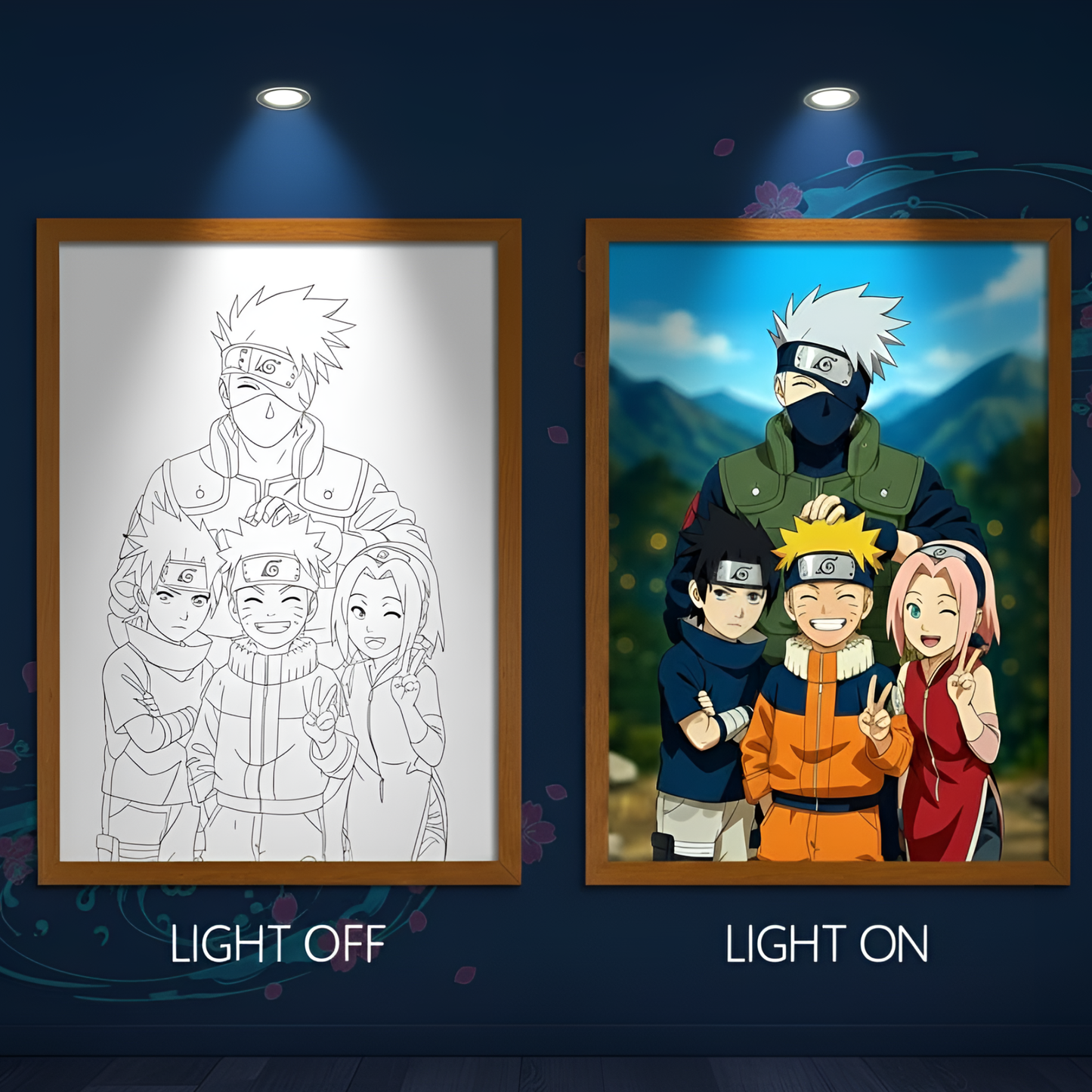 Young Naruto LED Light Frame