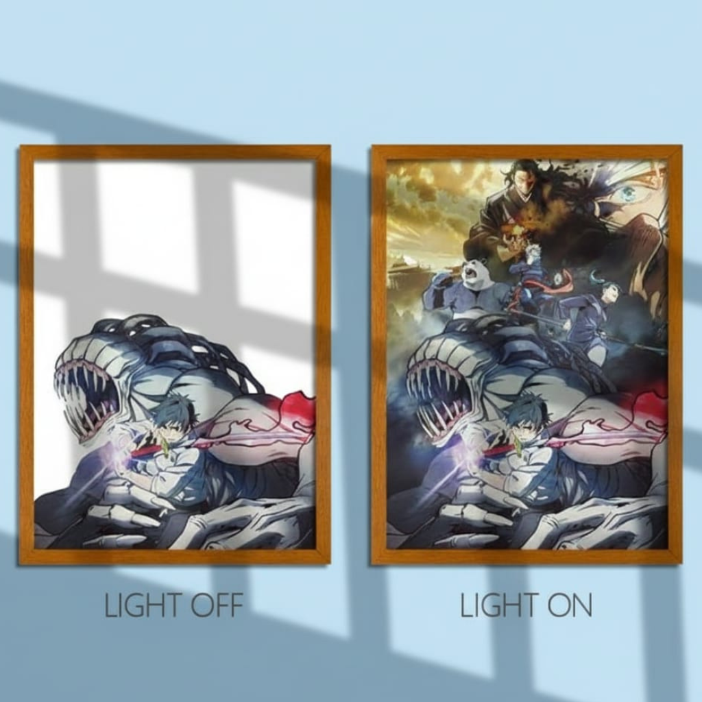Jujutsu Kaisen LED Glow Art Frame