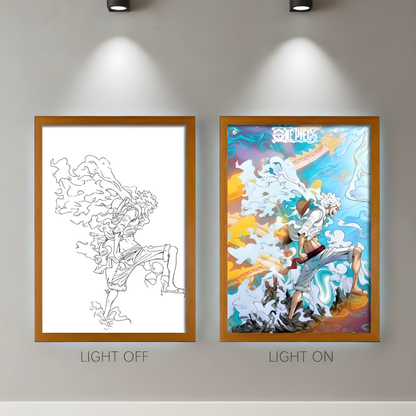 One Piece LED Frame Art