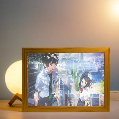 Anime Aesthetics Glowing Frame