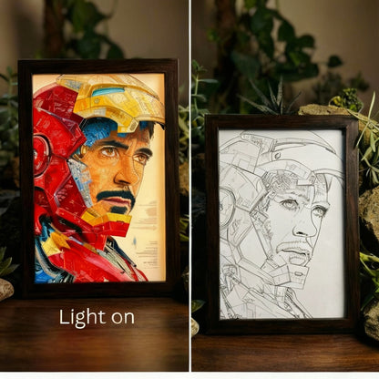Iron Man LED Glow Frame