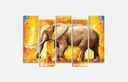 ELEPHANT PAINTING :Vibrant Elephant Sunboard Print shape 2