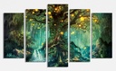 nature:Mystic Forest Lightning Vinyl Sunboard 5mm glossy print shape 3