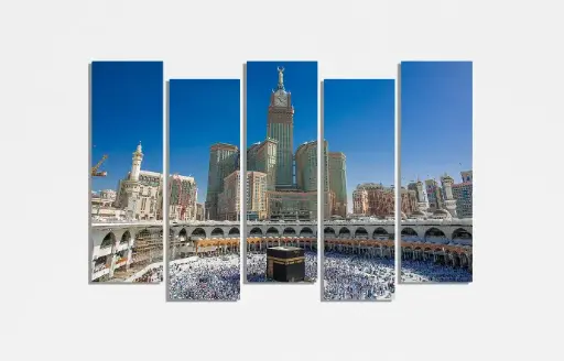 Makkah madina:Sacred Makkah Madina Sunboard Print shape 2